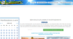 Desktop Screenshot of loisirs-divertissements.com